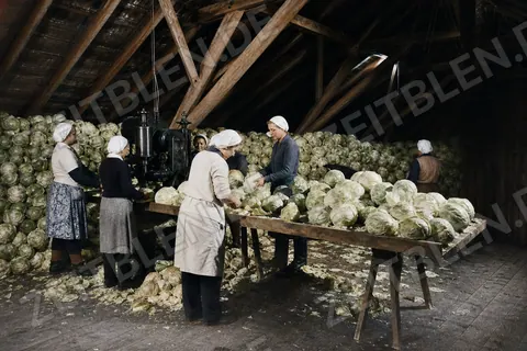 Kohllager und Vorbereitung bei Durach