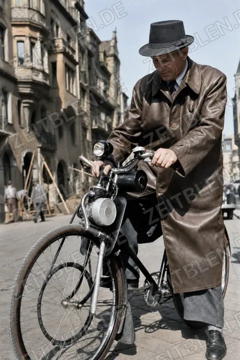 Vorführung eines Rex-Fahrradmotors