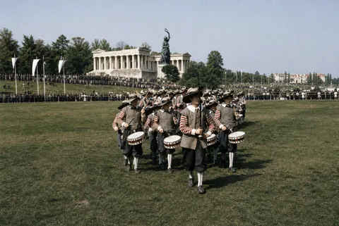 Musikzug auf der Landwirtschaftsausstellung München