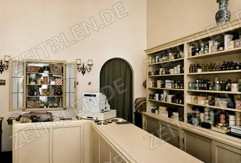 Innenraum der Parfümerie Tochtermann in der Maffeistraße