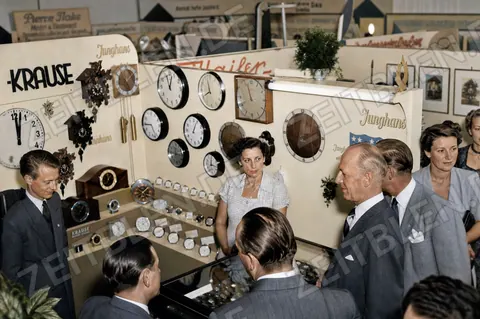 Uhrenstände auf der ERP-Ausstellung in Neumarkt