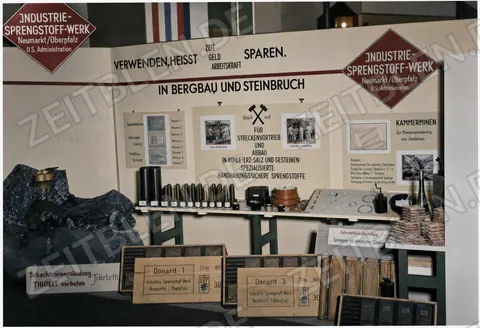 Industrie-Sprengstoff-Werk auf der ERP-Ausstellung in Neumarkt
