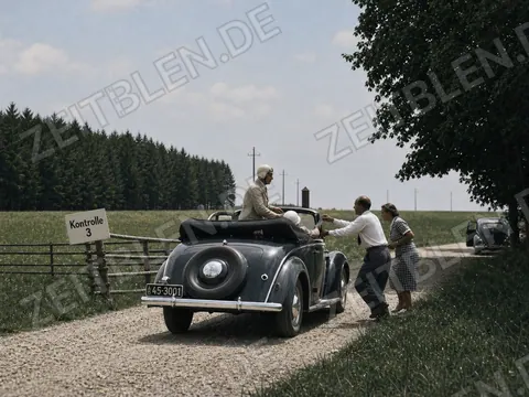 Kontrolle 3 der Münchner Porsche-Fuchsjagd