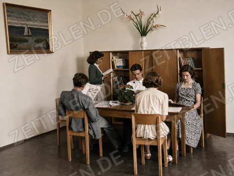 Lerngruppe in der Handelsschule Dr. Leopold
