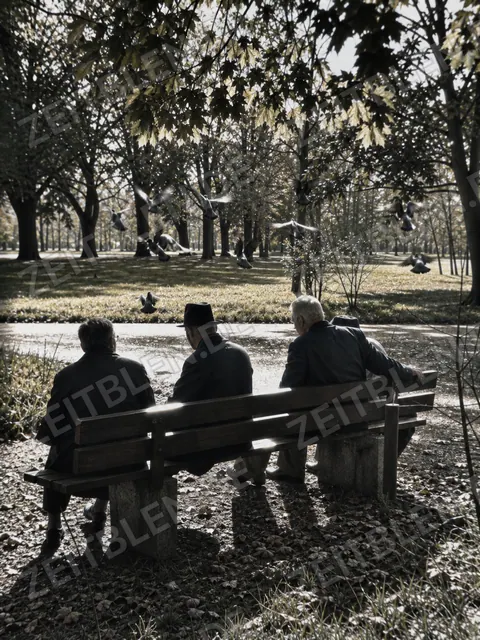 Herbststimmung in einem Münchner Park