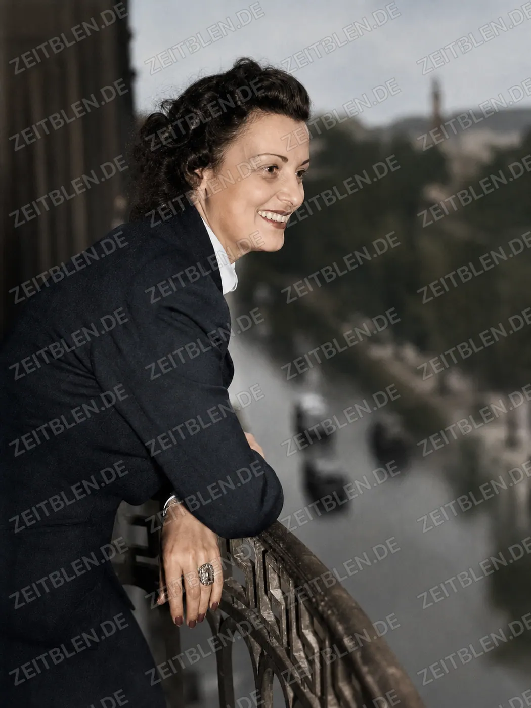 Maria Andergast in München, 1950
