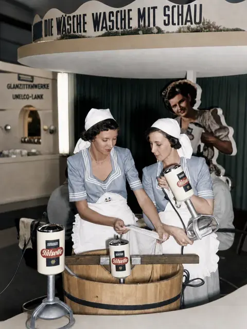 Miele-Waschvorführung auf der Elektromesse München