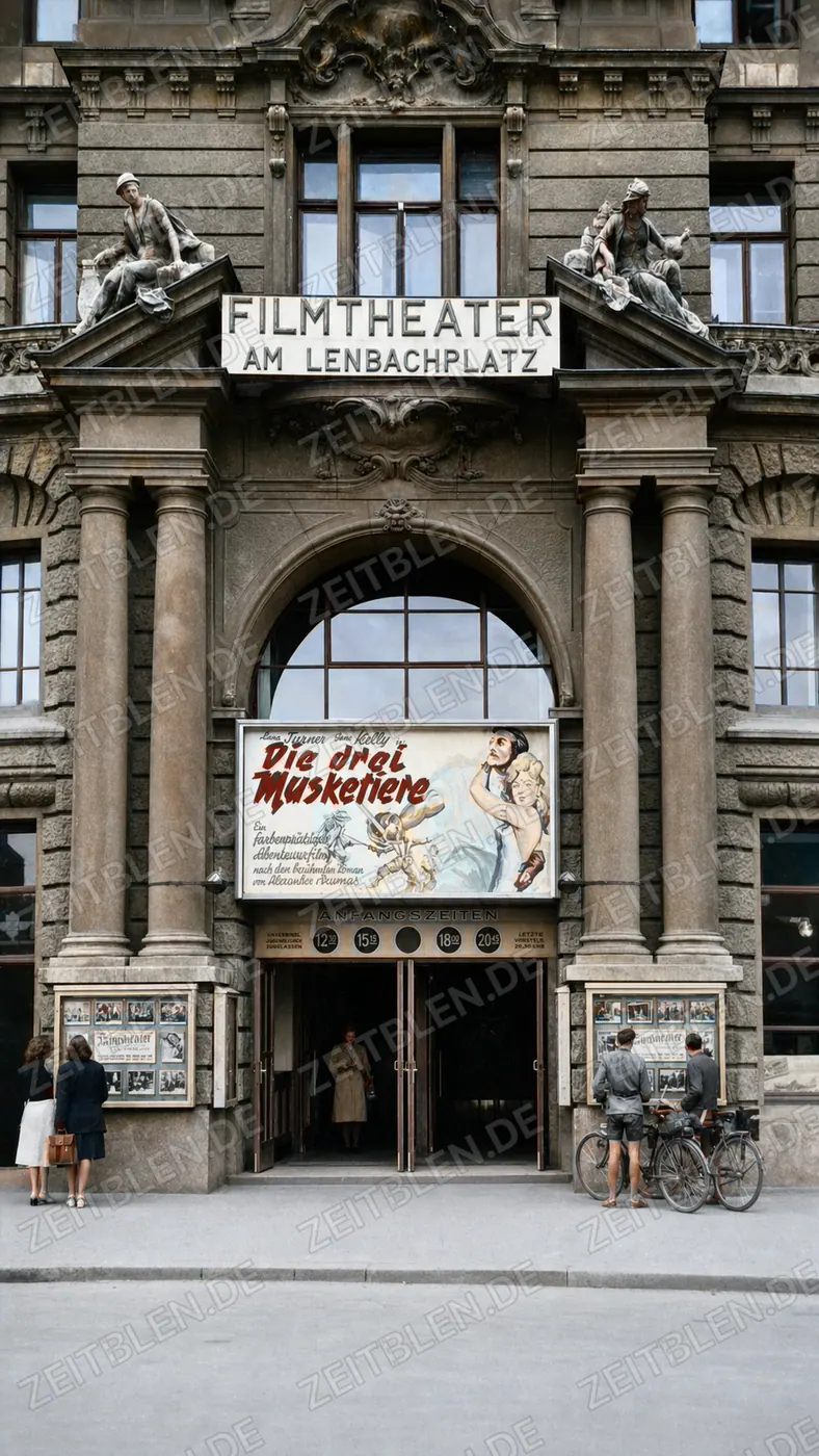 Filmtheater am Lenbachplatz mit „Die drei Musketiere“