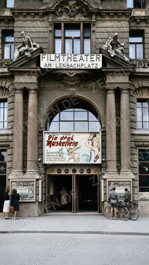 Filmtheater am Lenbachplatz mit „Die drei Musketiere“