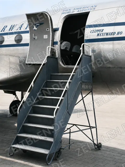 Pan-Am-Clipper „Westward Ho“ am Flughafen München-Riem