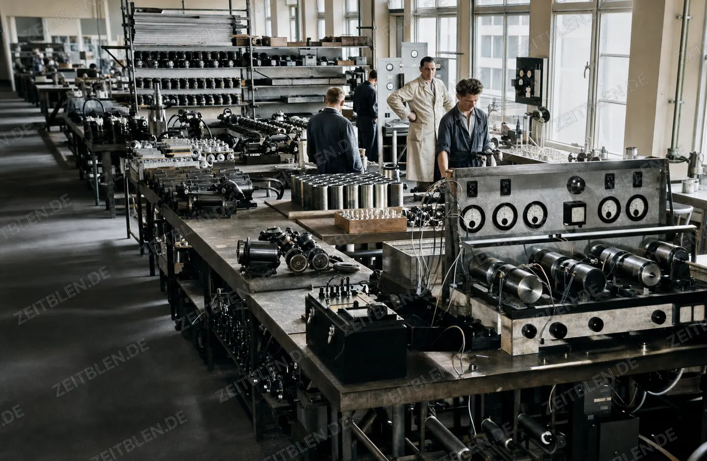 Werkstattsaal der Askania-Werke München