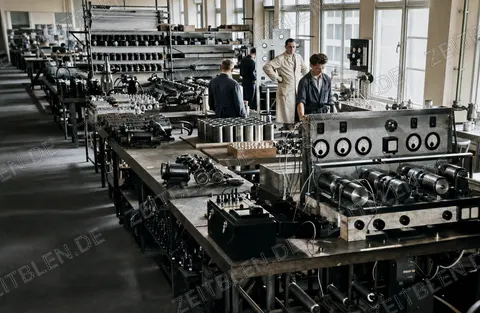 Werkstattsaal der Askania-Werke München