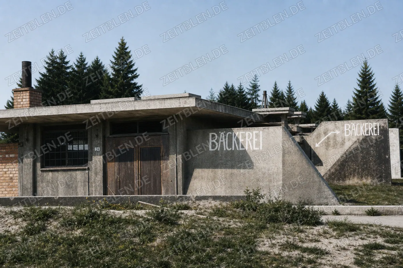 Bäckerei am Areal der Montan-Verwaltung bei Wolfratshausen