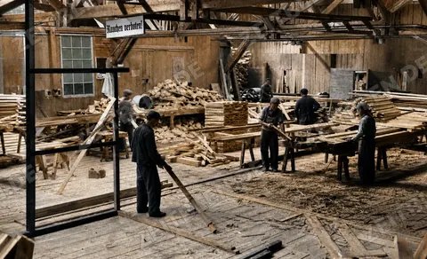 Werkstatthalle im Sägewerk Hatz in Wolfratshausen