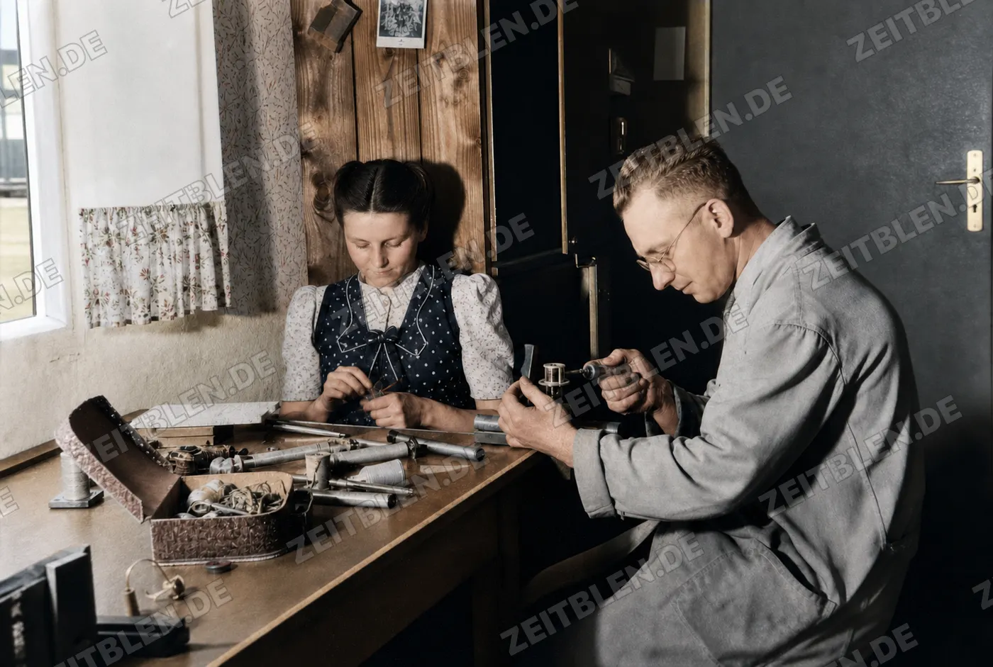 Montagearbeit in der ehemaligen Dynamitfabrik Gartenberg