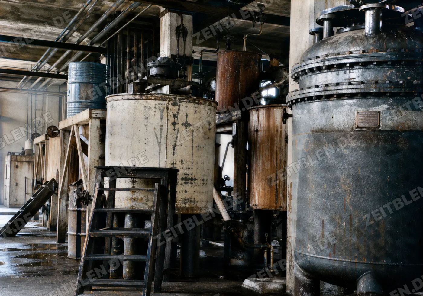 Kesselanlage der chemischen Fabrik Dr. Böhme