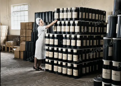 Konfitürenlager in Gartenberg bei Wolfratshausen, 1949