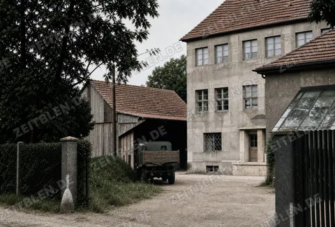 Hof der Lederfabrik Burghard in Pasing