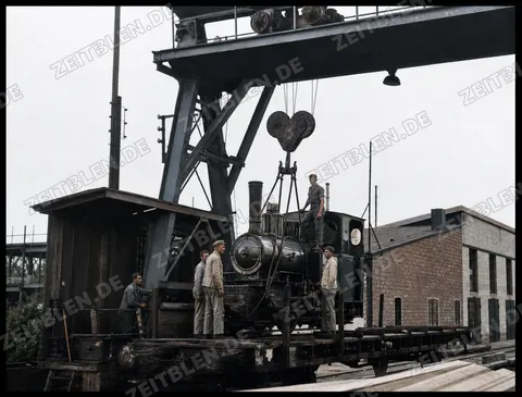 Werkbahnlokomotive bei Philipp Holzmann in München