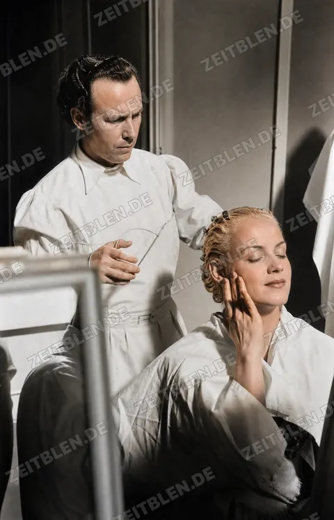 Friseurvorführung auf der Internationalen Friseur-Ausstellung in München