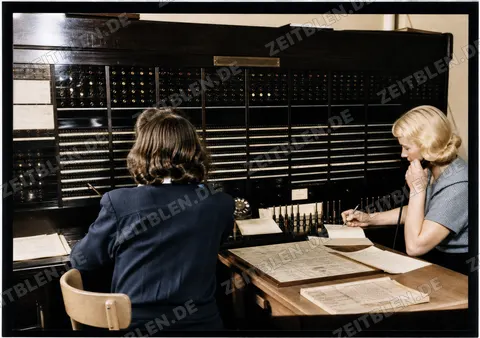 Telefonzentrale bei Radio München