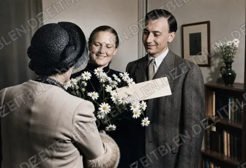 Gratulation für ein frisch verheiratetes Paar