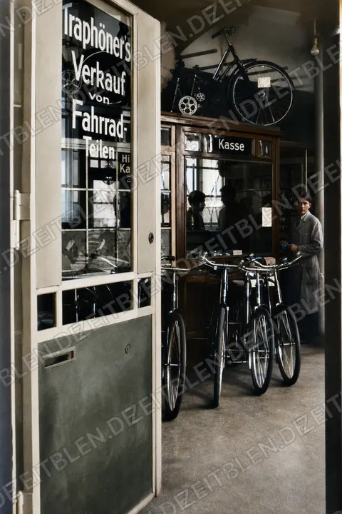 Schaufenster und Verkaufsraum bei Traphöner