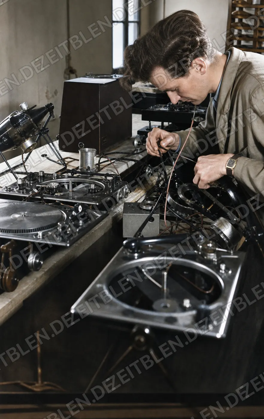 Verdrahtung eines WUTON-Plattenspieler-Chassis