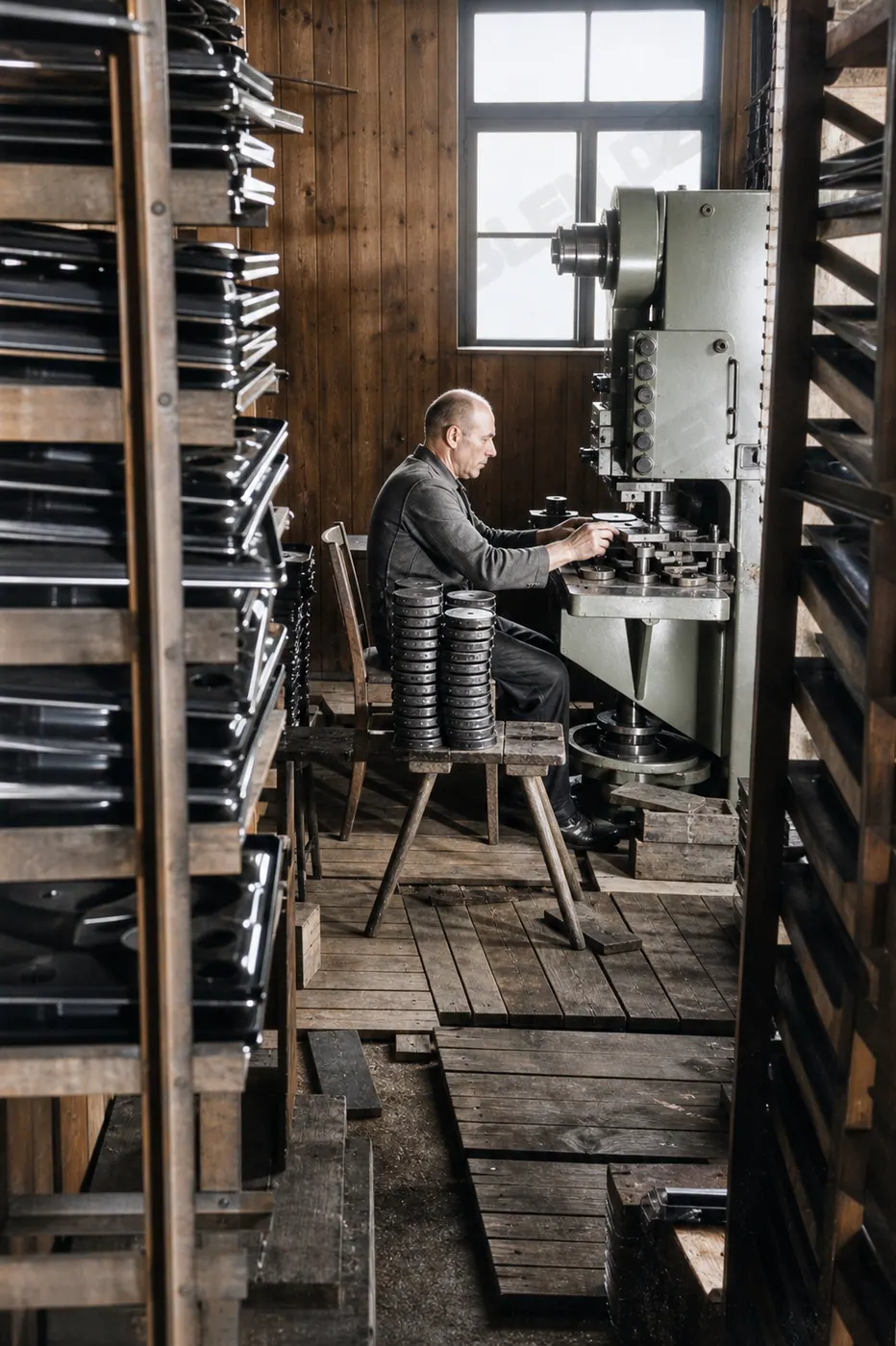 Bauteilfertigung für WUTON-Plattenspieler