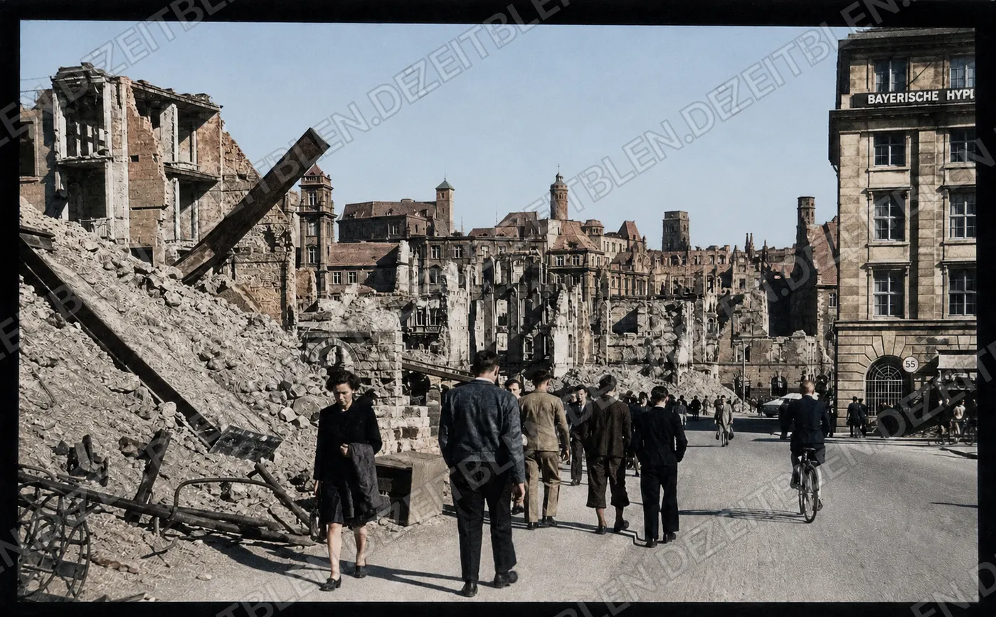 Nürnberg in Trümmern, April 1949