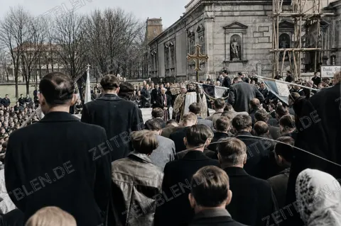 Antibolschewistische Kundgebung am Münchner Königsplatz, April 1949