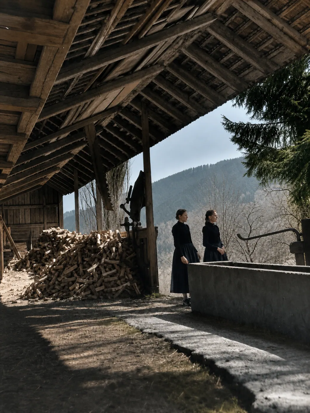 Auf dem Bauernhof in den 1930er Jahren