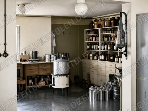 Chemieraum bei Pallmann, vermutlich 24. März 1950