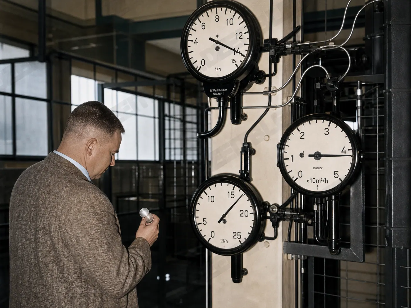 Messinstrumente der Senderanlage Ismaning