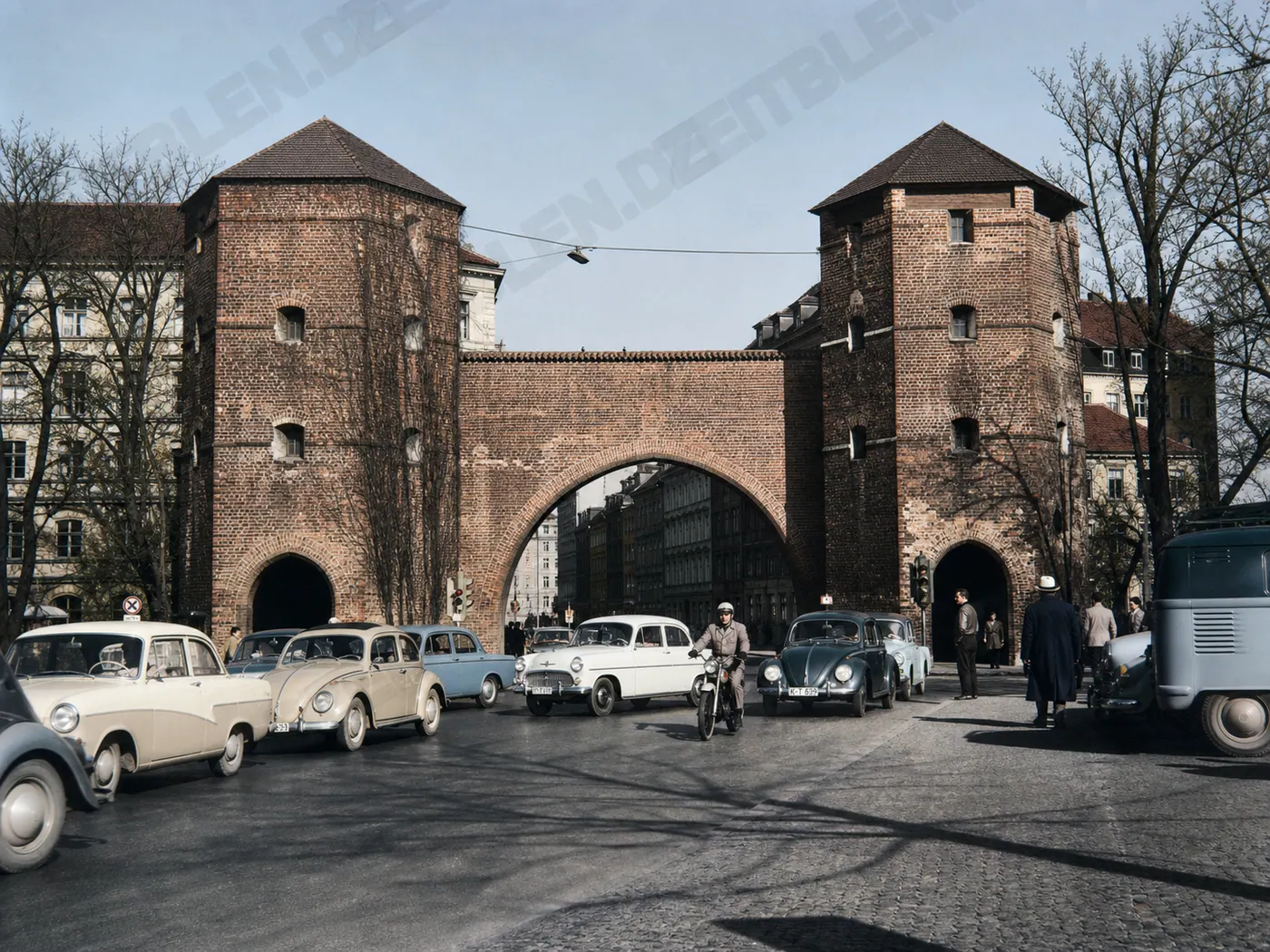 Verkehr am Sendlinger Tor in München
