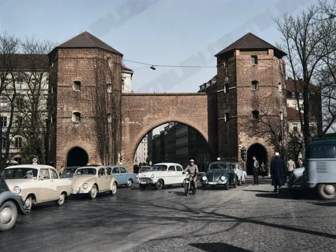 Verkehr am Sendlinger Tor in München