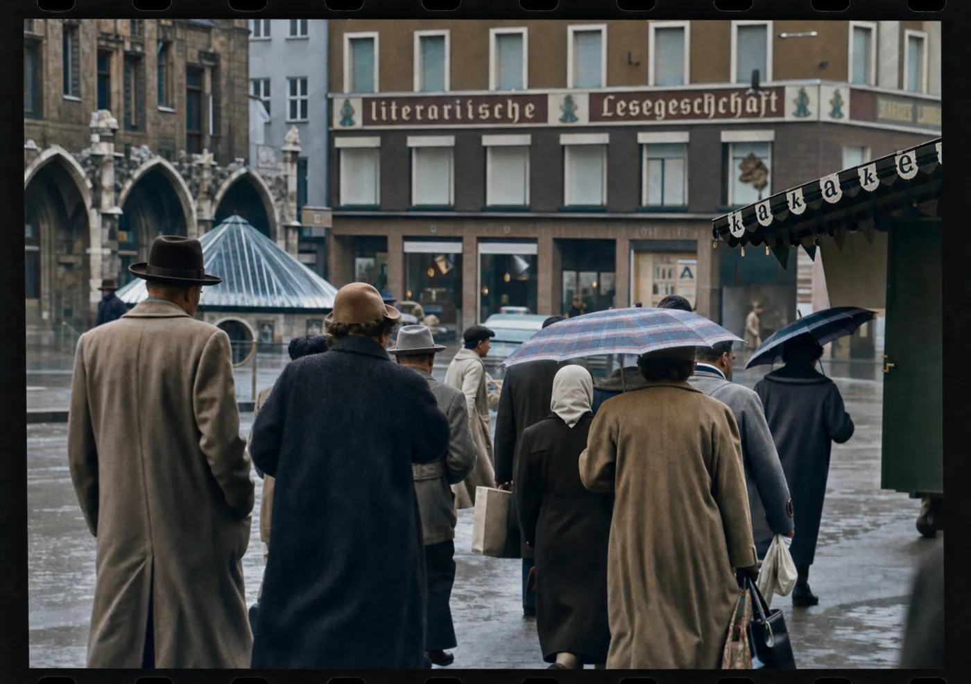 Schlechtes Wetter in München, 1956