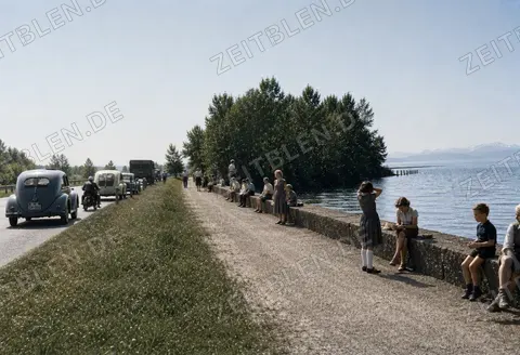 Rast am Chiemsee an der Autobahn München-Salzburg