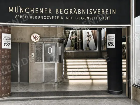 Fassade des Münchener Begräbnisvereins