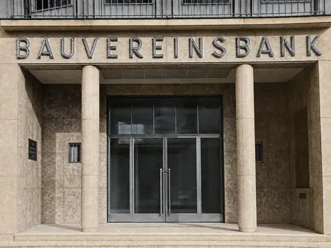 Eingang der Bauvereinsbank München