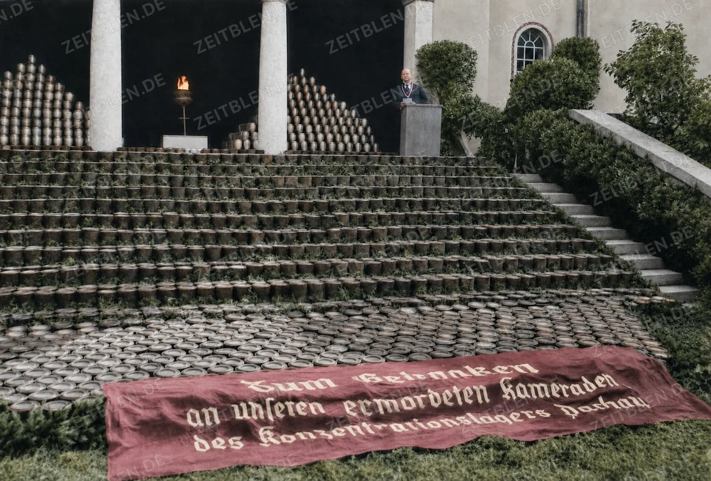 Trauerfeier am Krematorium