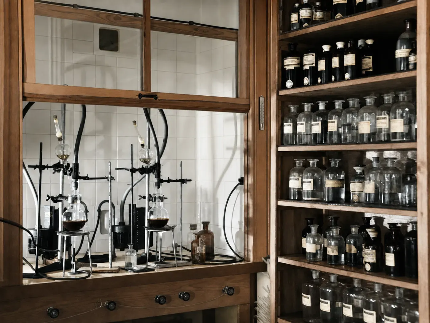 Laborarbeitsplatz von Rudolf & Co. in Geretsried