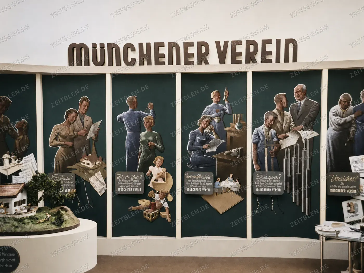 Versicherungswerbung des Münchener Vereins für Handwerker