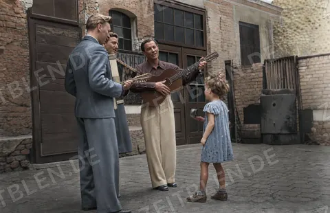 Straßenmusikanten in München, 25. Juli 1948