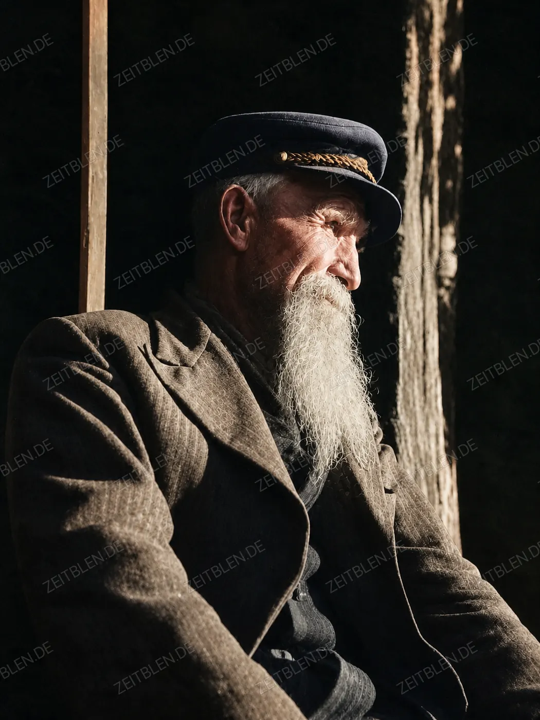 Bildnis eines bärtigen Küstenbewohners, Ostsee 1937