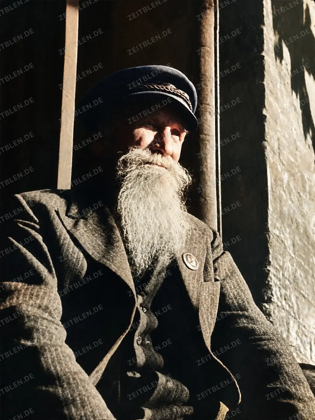 Porträt eines alten Mannes an der Ostsee, 1937