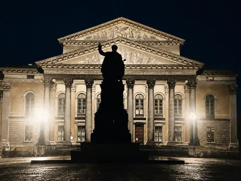 Nationaltheater am Max-Joseph-Platz bei Nacht, 1937