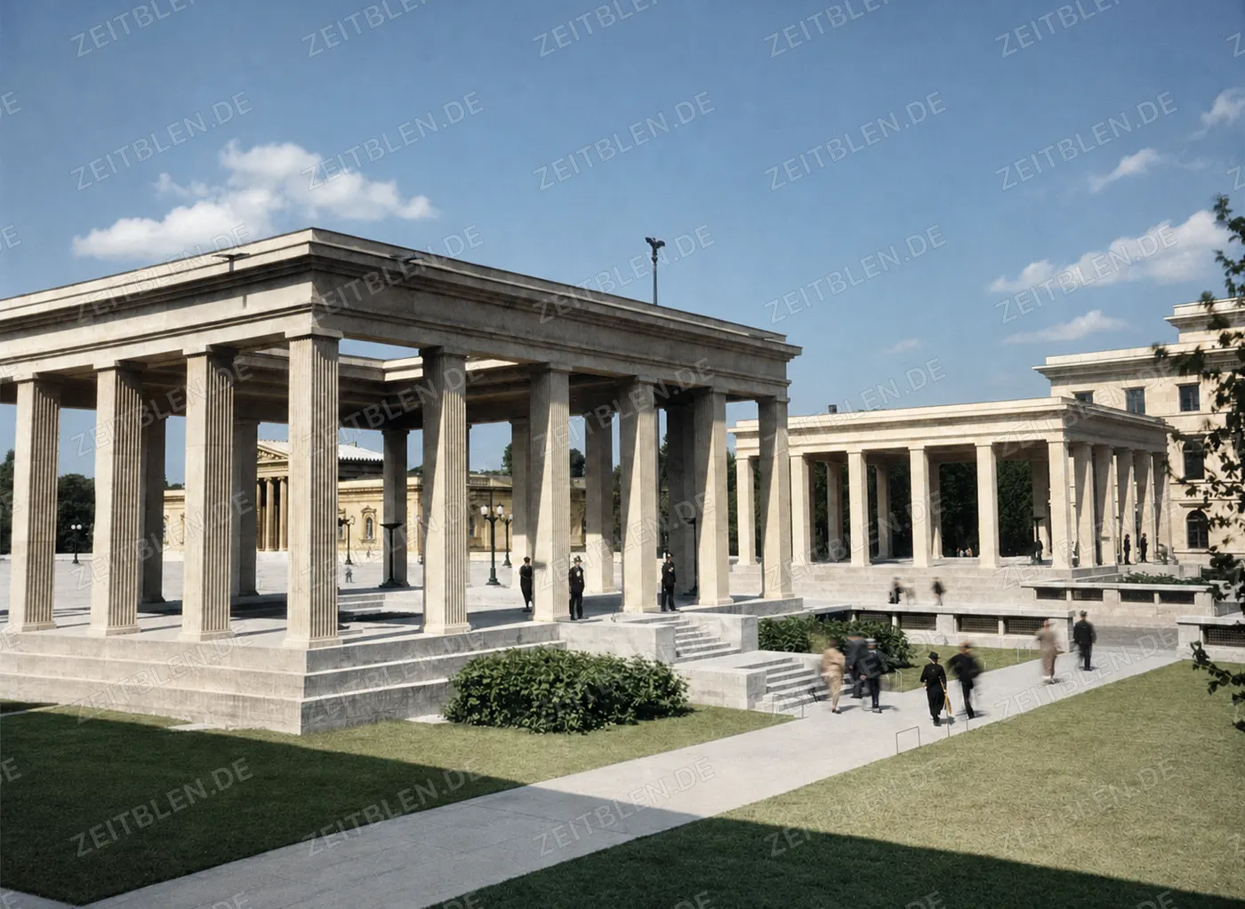NS-„Ehrentempel“ am Münchner Königsplatz, 1937