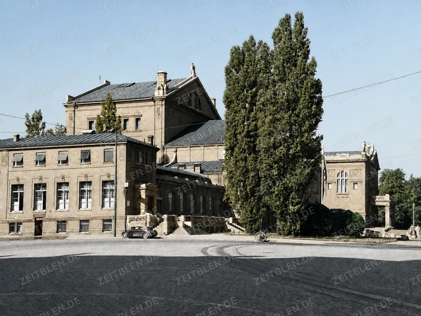 Prinzregententheater vom Prinzregentenplatz, München 1937