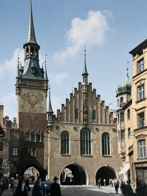 Altes Rathaus am Münchner Marienplatz, 1937